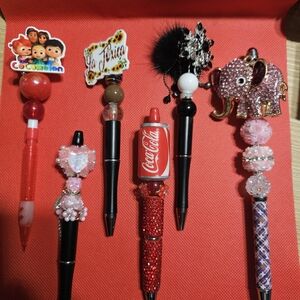 Colorful Kids Pen Set with Fun Designs